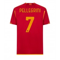 AS Roma Lorenzo Pellegrini #7 Hjemmedrakt 2023-24 Kortermet
